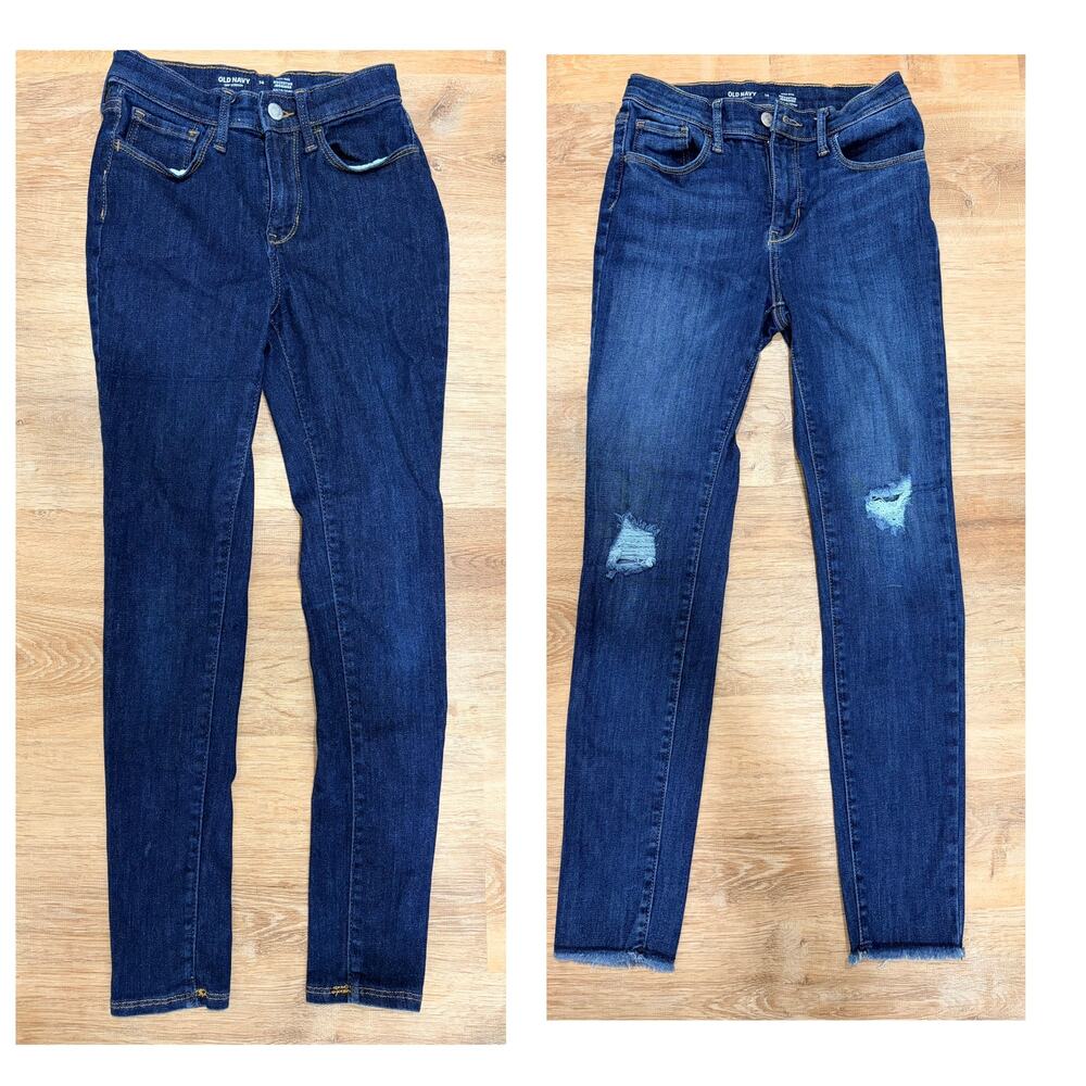 Old Navy size 14 girls high-rise rockstar jeggings Bundle